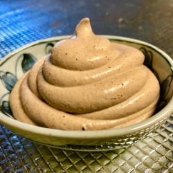 Frosty in bowl