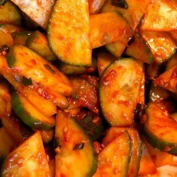 Spicy Cucumber Salad mixed