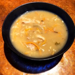 Lemon Chicken Soup in bowl