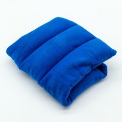 Blue microwave heat pack.