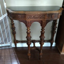 Value of a Mersman Half Circle Table - view from slightly further away
