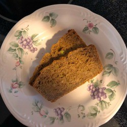 Avocado Quick Bread slices on plate