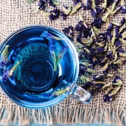 Purple flower Tea. 