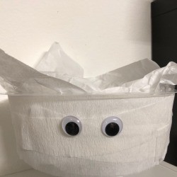 Mummy Candy Bowl - finished bowl