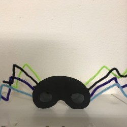 Last Minute Spider Face Mask - spider mask