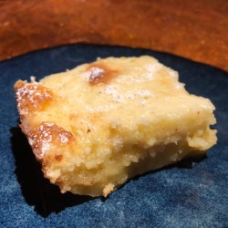 piece of Lemon Everything Cake on plate