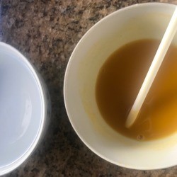 Turmeric Morning Shot with straw