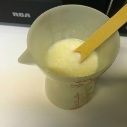Heavy Cream Substitute in cup 