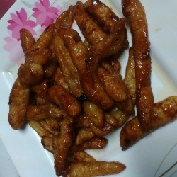 Rice Flour Stickies on plate