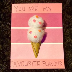3D Ice Cream Card - finished card
