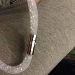 Opening a Necklace Clasp - cylindrical clasp - perhaps a pop clasp