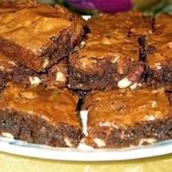 plate of brownies