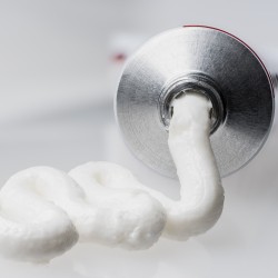 A tube of white toothpaste.