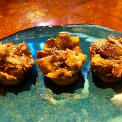 Mini French Toast Cups on plate