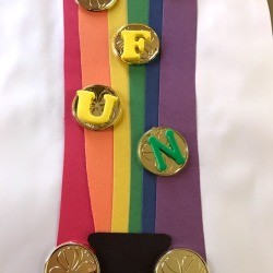 Rainbow Pot of Gold Activities - FUN spelled out with coin letters