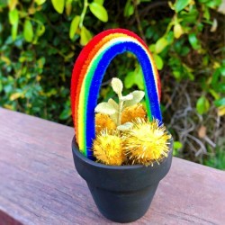 Pot O' Gold Planter - pot on deck rail