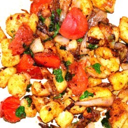 plate of Southwest Fried Potatoes