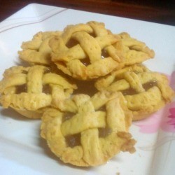 Pineapple Tarts on plate