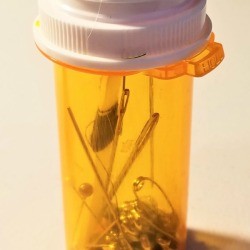 Pill Bottle Sewing Kit