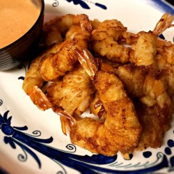 Wonton Shrimp with dipping sauce