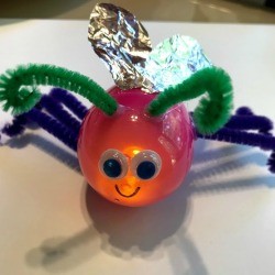 Plastic Egg Fireflies - finished firefly toy