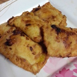 Mango Pocket Pies on plate 