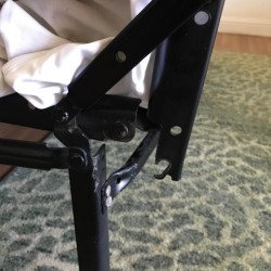Repairing the Frame on a Sofa Sleeper - broken area