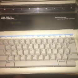 Repairing Keys on an Electric Typewriter - typewriter
