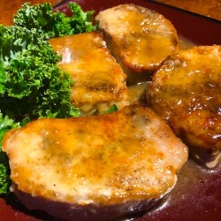 Pork Loin Chops on plate