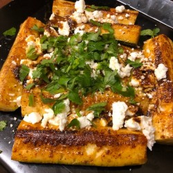 Spiced Queso Fresco Zucchini